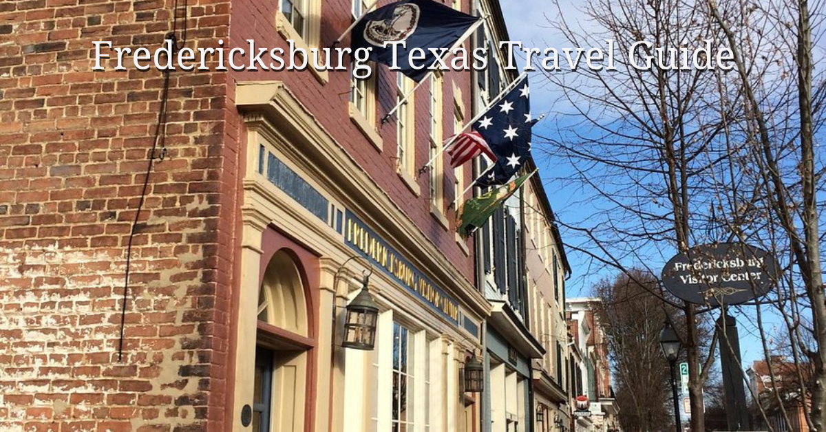 Local Resources for Fredericksburg Travel 2025