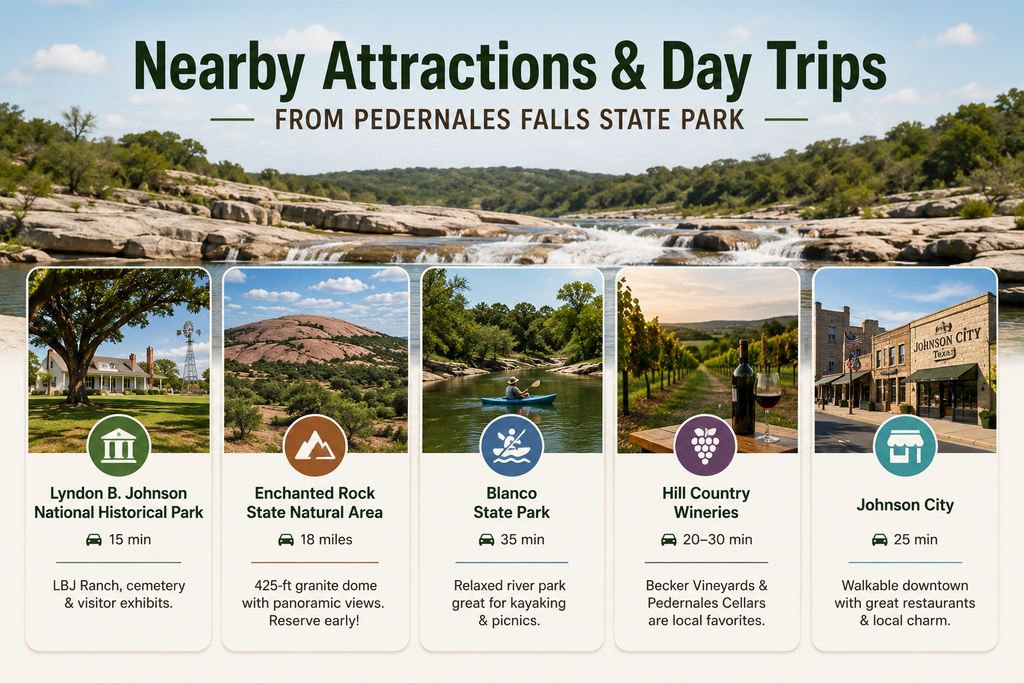 Nearby Attractions and Day Trips from Pedernales Falls State Park