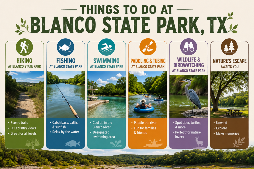Things to Do at Blanco State Park TX