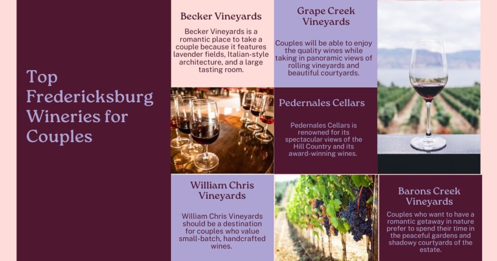 Top Fredericksburg Wineries for Couples