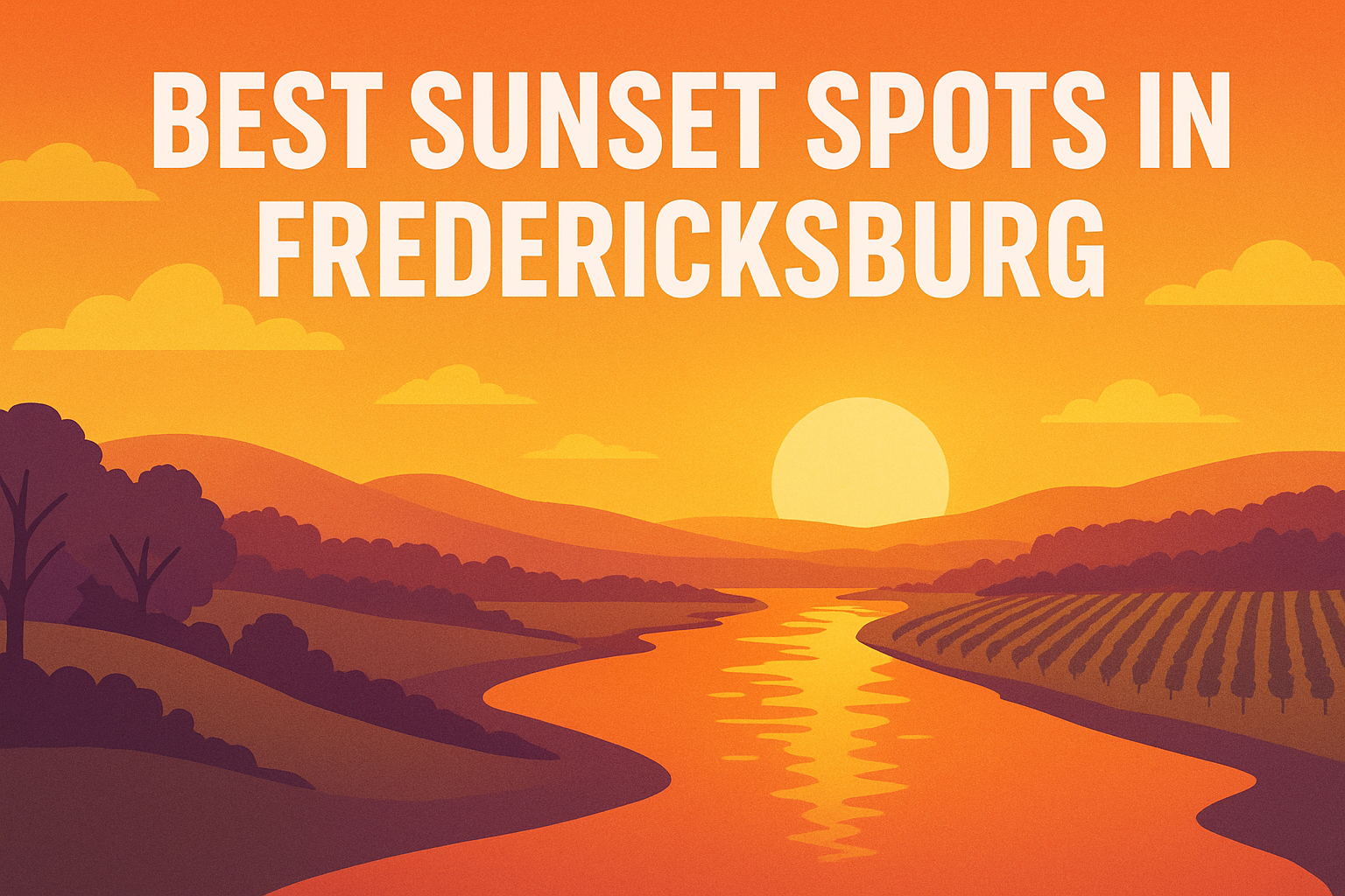 Best Sunset Spots in Fredericksburg