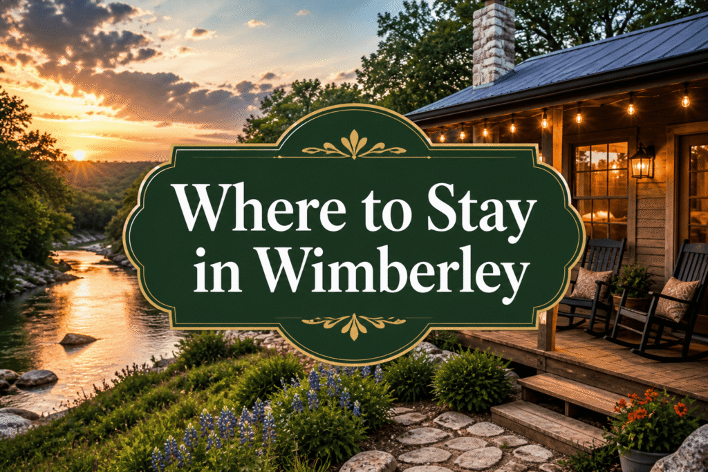 Where to Stay in Wimberley