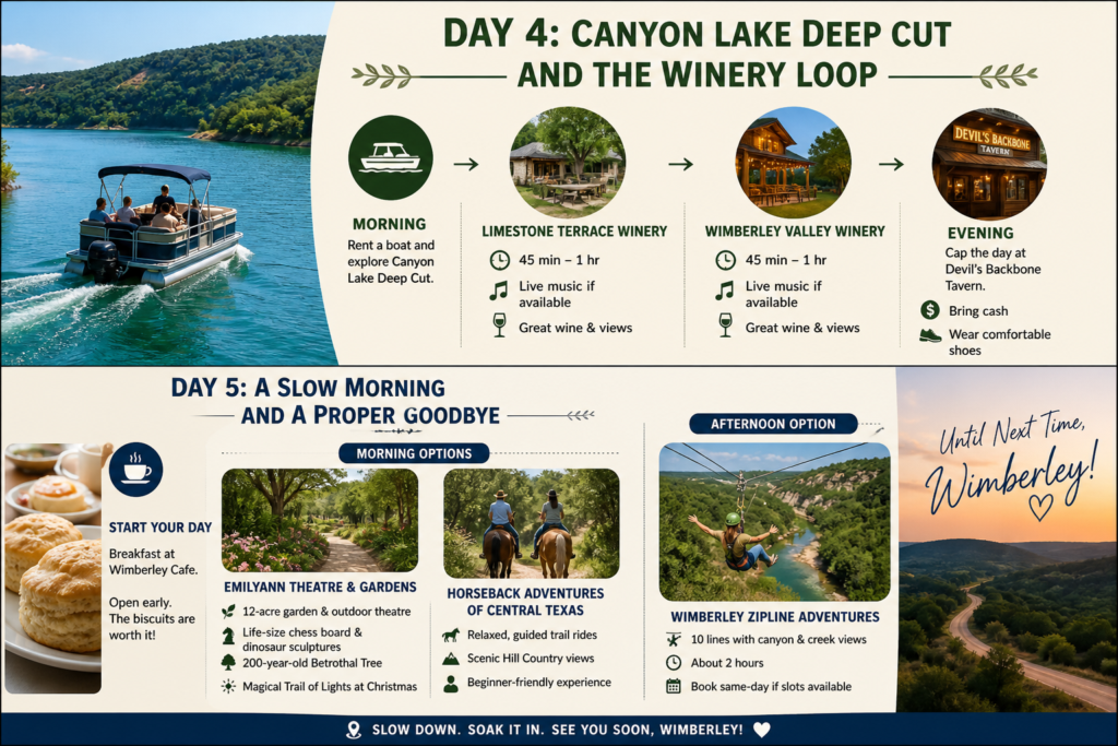 5-Day Wimberley Itinerary