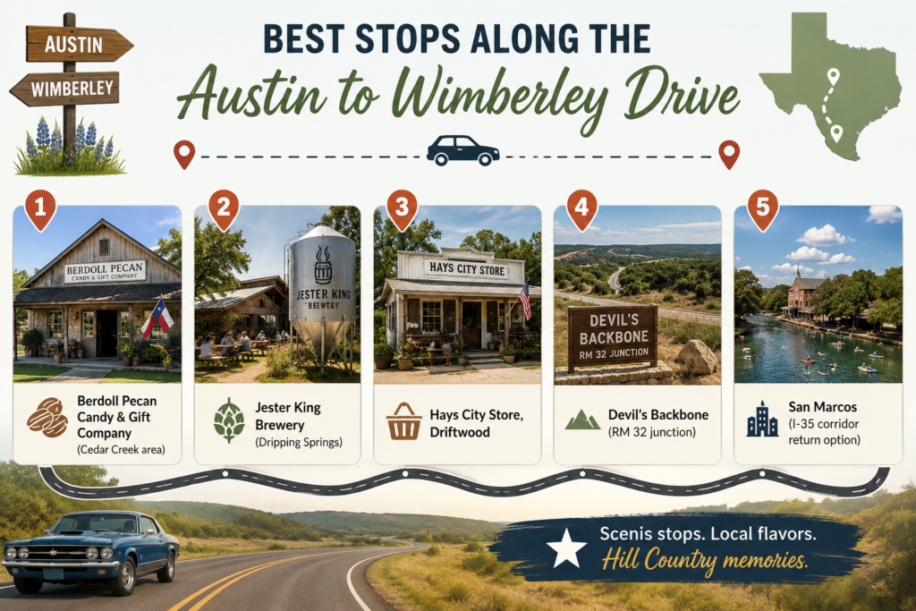 Best Stops Along the Austin to Wimberley Drive