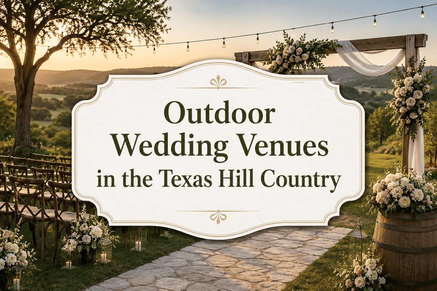 Outdoor Wedding Venues in Texas Hill Country